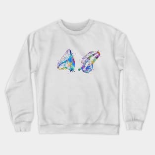 Adrenal Gland Watercolor Anatomy Drawing Crewneck Sweatshirt